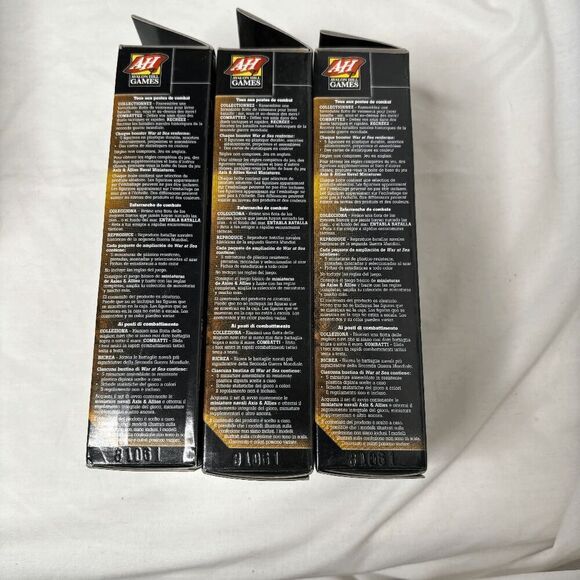 Axis & Allies War at Sea Task Force! 3 Booster Packs! RARE OOP War Games! - Picture 3 of 6